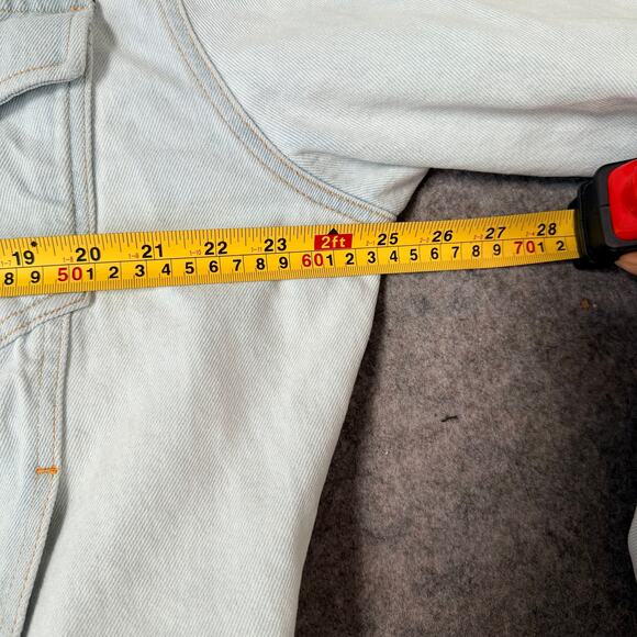 Golden Goose Deluxe Brand Lightwash Denim Cotton Jacket Made in Italy Size Med - Picture 11 of 11